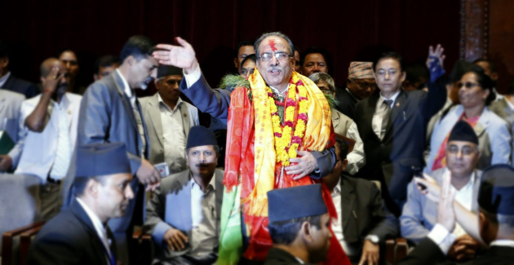 Prachanda elected in priminster