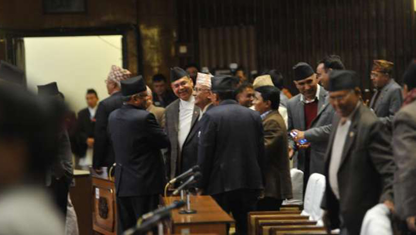 kp-oli-and-prachanda-in-parliament