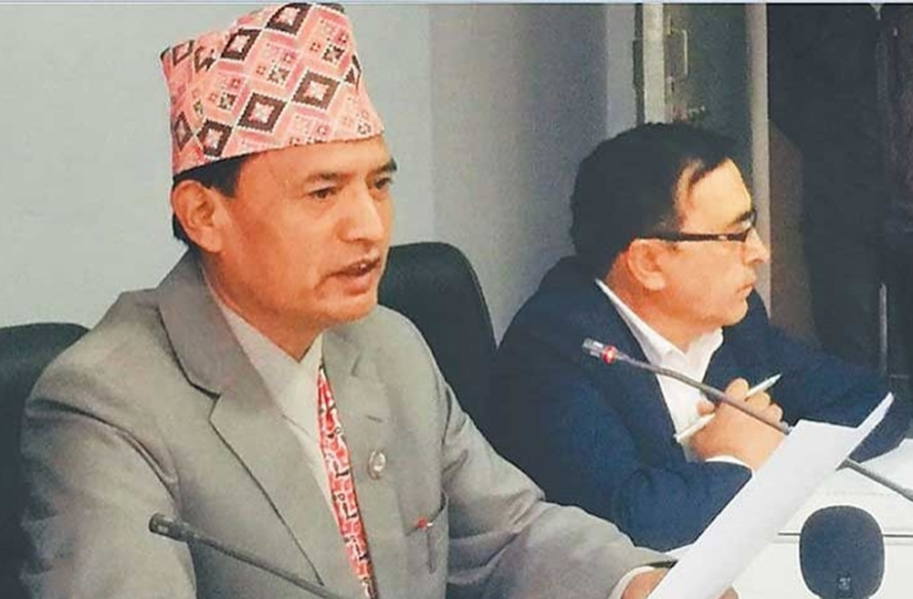 Sher bahadur Tamang Law Minister
