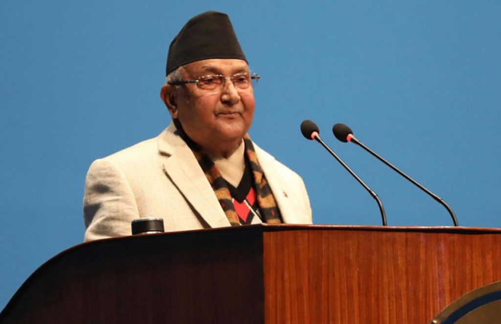 Kp Oli priminister of nepal