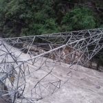 Bhotekoshi Flood Damage Electric line