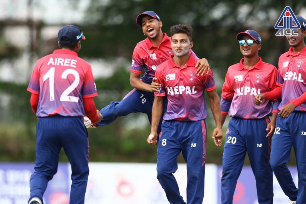 Nepal Under 19 Cricket team at Malaysia