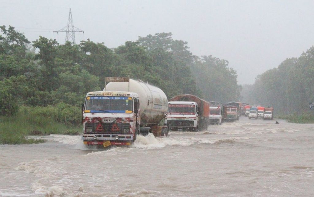 Flood in Rautahat, Heavy rainfall