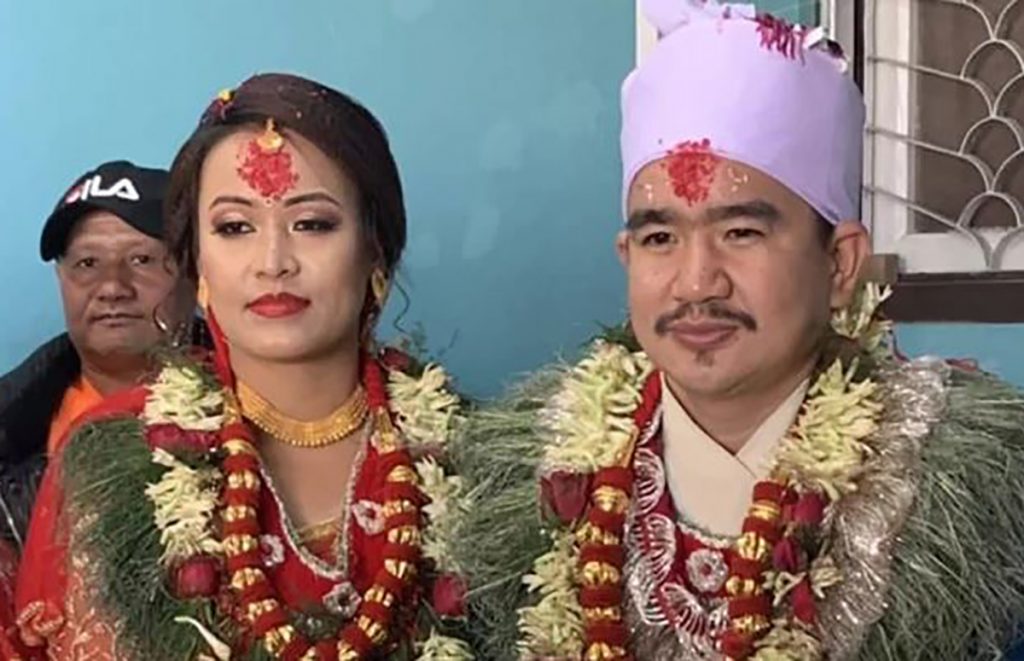 Wilson BIkram rai with Sarina
