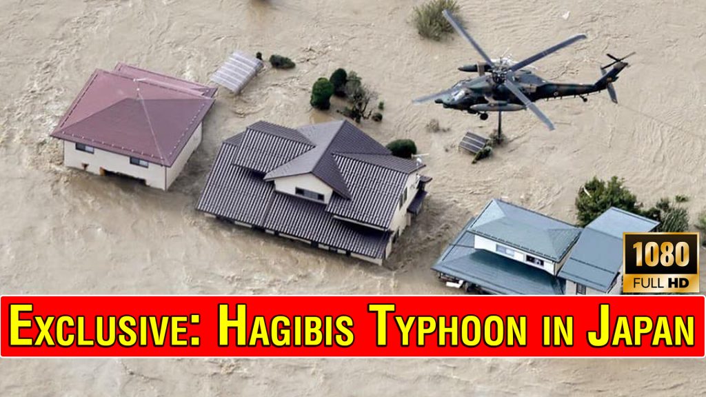 Hagibis Typhoon in Japan