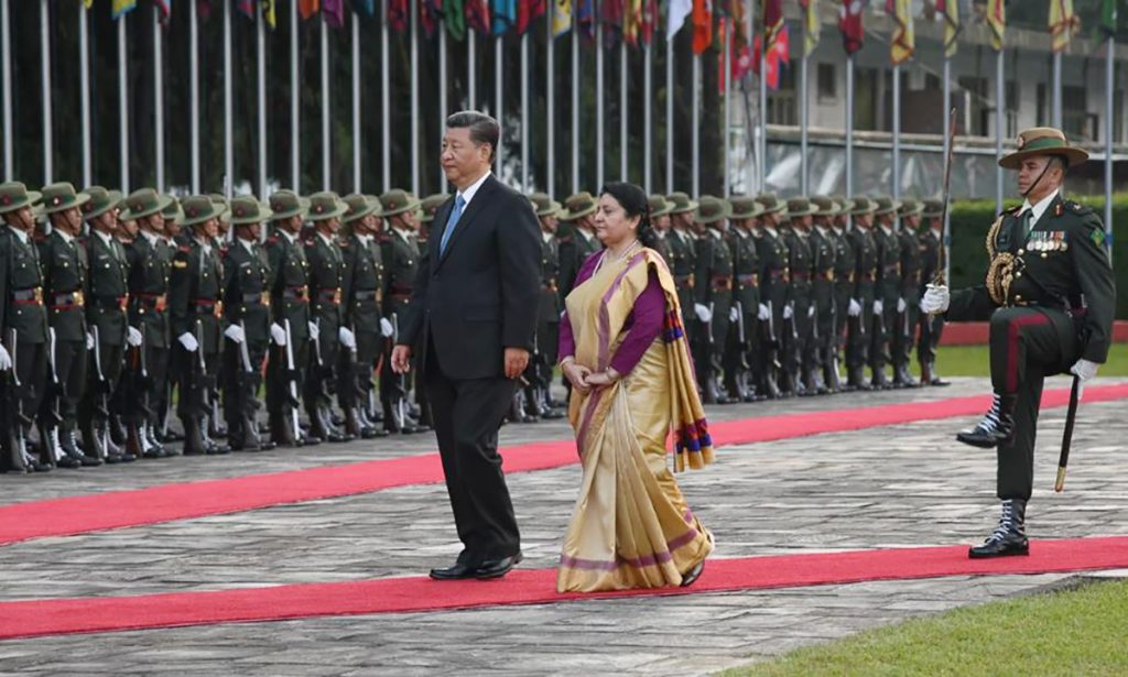 Xi Jinping in Nepal