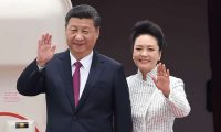 Xi Jinping with wife Peng Liyuan