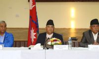 Kp Oli, Sher Bahadur Deub, Prachanda