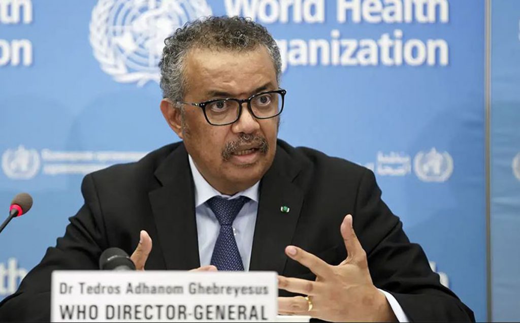 Tedros who chief