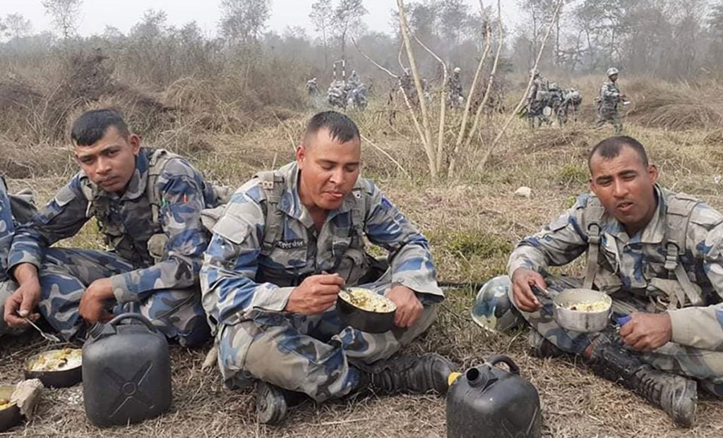 Armed Police Force ini Sarlahi Border