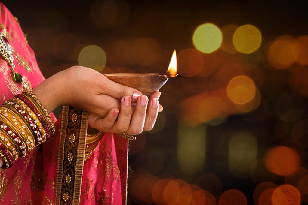 Puja women in temple