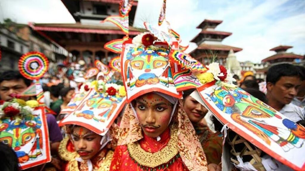 Gaijatra in kathmandu nepal