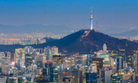Seoul Tower and city