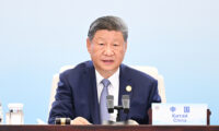 Xi Jinping in SCO meeting